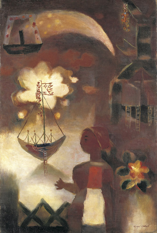 古賀春江《煙火》1927年